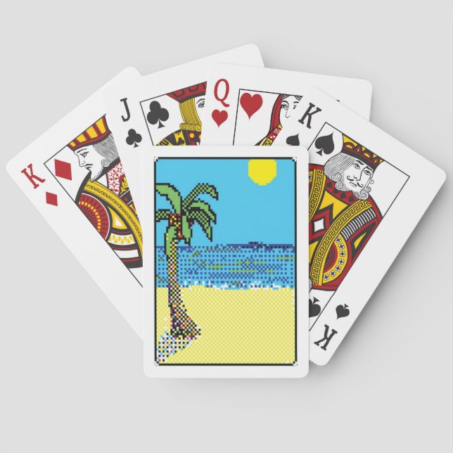 Baralho O cartão de jogo original do solitário (Verso)