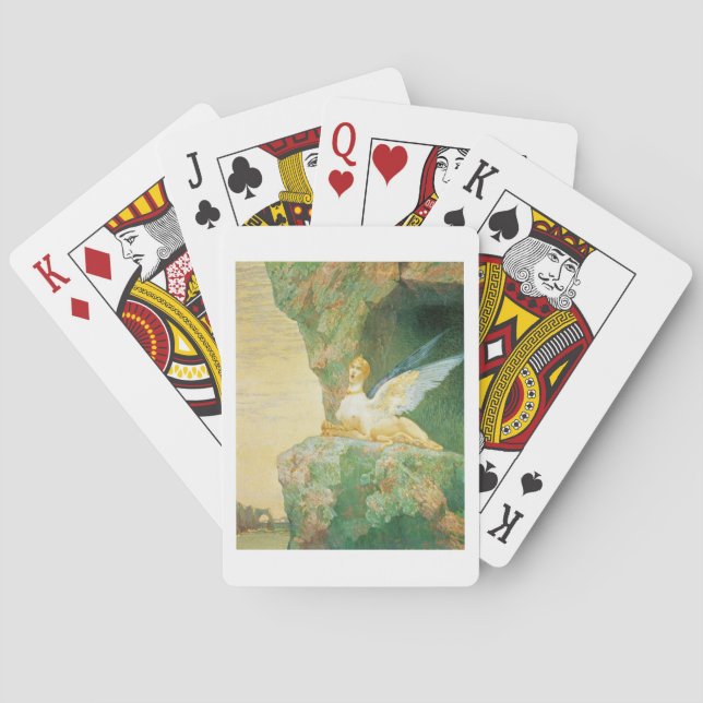 Baralho O Desespero do Esfinge, 1890 (Verso)