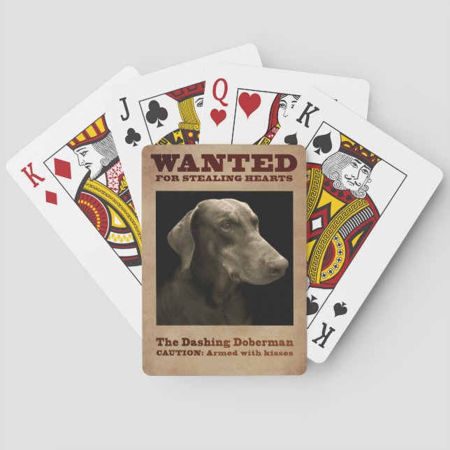 Baralho O Doberman galhardo (Verso)