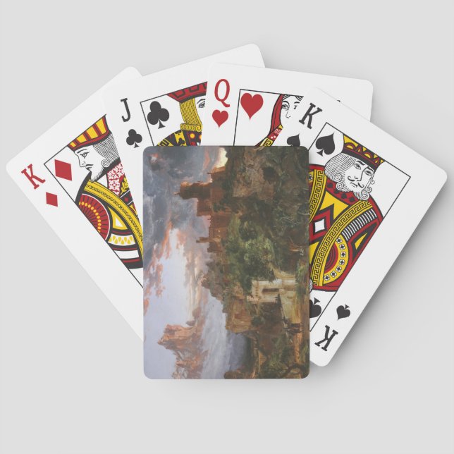 Baralho O Espírito da Guerra (Batalha num Castelo Medieval (Verso)