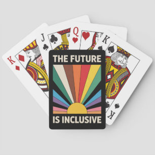 Baralho O Futuro É Inclusivo LGBTQ Pride Ally Rainbow