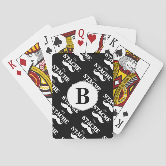 Baralho O padrão do bigode (Verso)
