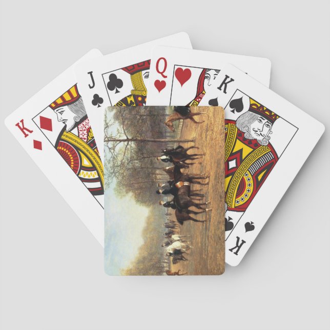 Baralho O passeio da manhã, fileira podre, Hyde Park, 1894 (Verso)