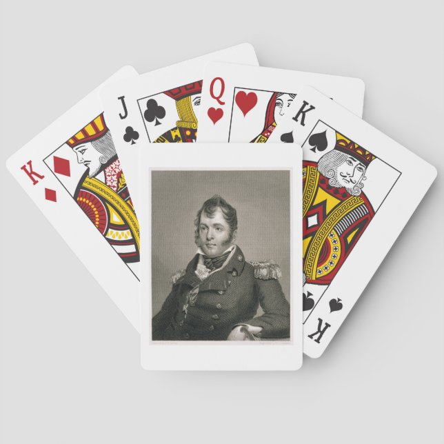 Baralho O perigo Perry de Oliver do comodoro (1785-1819), (Verso)