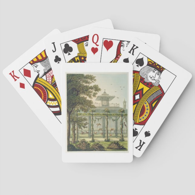 Baralho O Pheasantry, gravado por Joseph Constantim Sta (Verso)