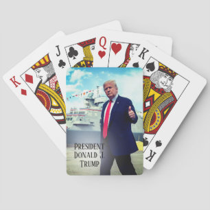 Baralho O Presidente Donald Trump 2020 Abatida Nave Naval
