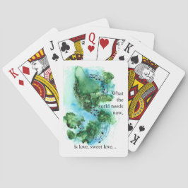 Baralho O que o mundo precisa agora, é amor doce...