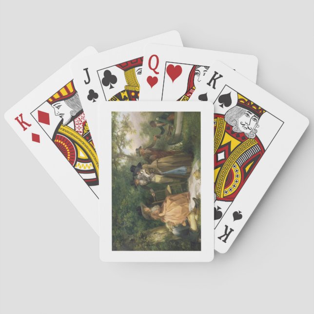 Baralho O Repast do pescador (óleo em canvas) (Verso)