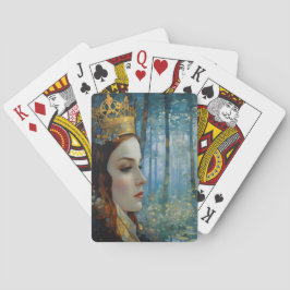 Baralho O retrato de conto de coração perdido da Rainha