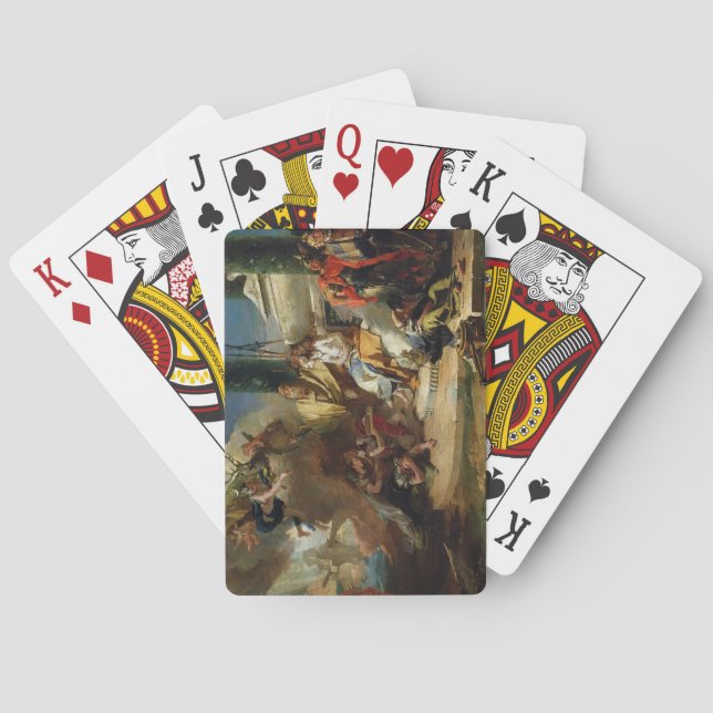 Baralho O sacrifício da Iphigenia (Verso)