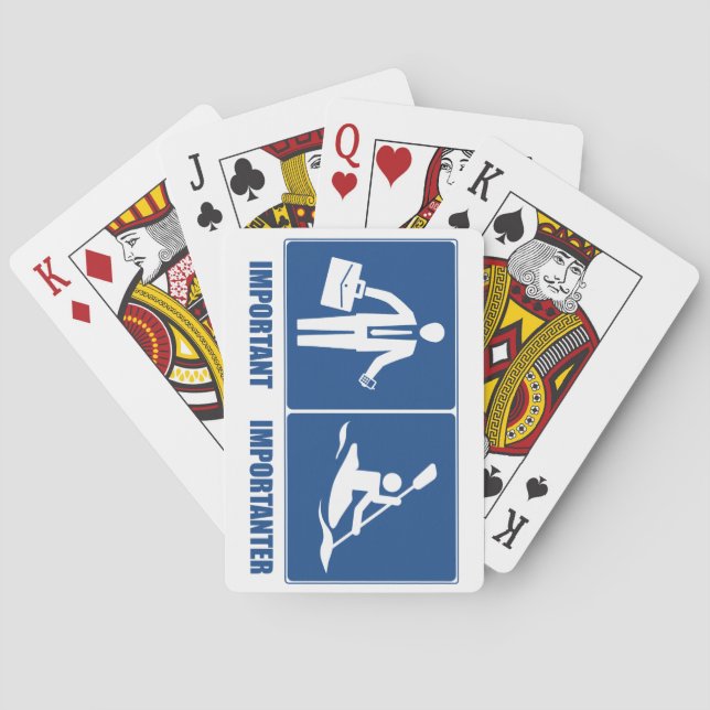 Baralho O Trabalho É Importante, Kayaking É Importante (Verso)