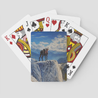 Baralho Oberhalsi Pack Goat nas montanhas de Idaho/desenha