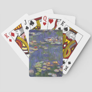 Baralho Obra-prima de pintura Lírios de Água de Monet