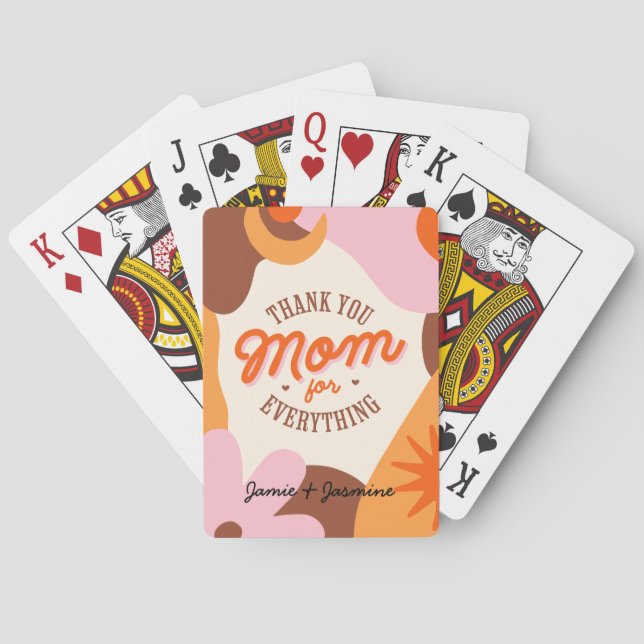 Baralho "Obrigado mãe por tudo" (Verso)