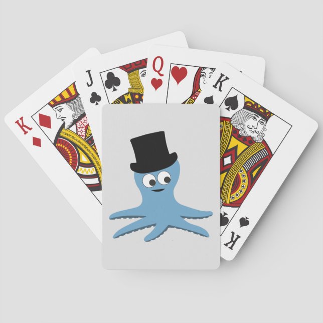 Baralho Octopus azul (Verso)
