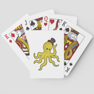 Baralho Octopus com chapéu