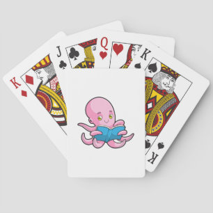 Baralho Octopus na leitura de um livro
