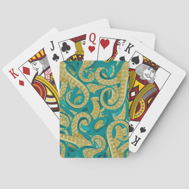 Baralho Octopus Play Cards Moderno Design (Verso)