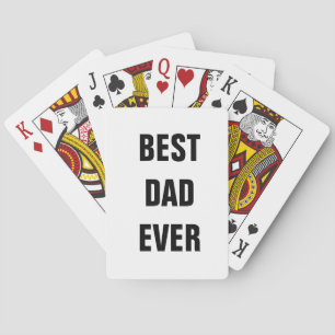 Baralho Oferta Personalizada de Aniversário do Melhor Pai