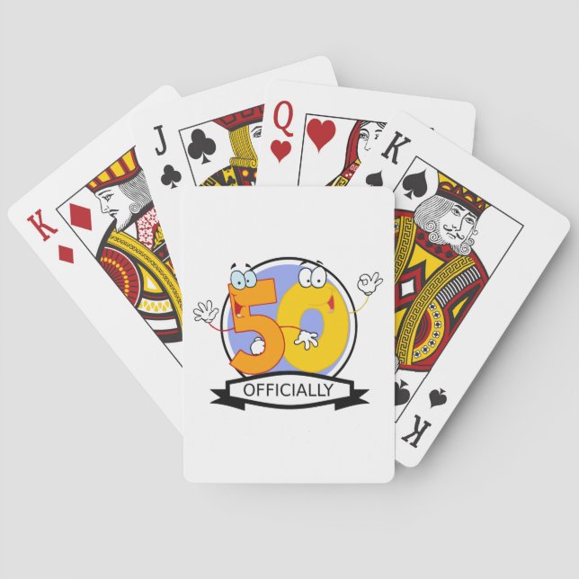 Baralho Oficialmente 50 Banner de Aniversário (Verso)