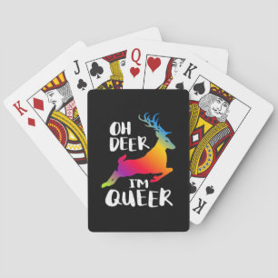 Baralho Oh Deer Orgulho Queer Estilo Artístico Minimalista