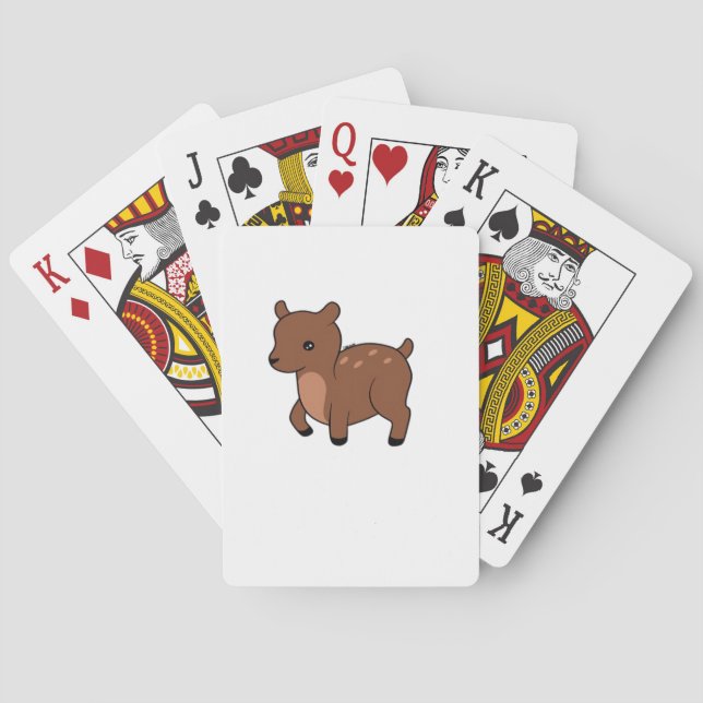 Baralho Oh Deer Soft Minimal Design  (Verso)
