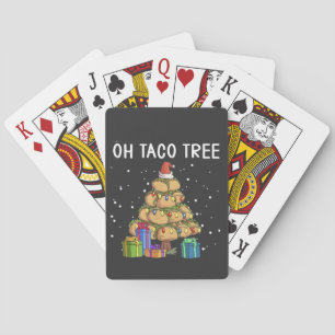 Baralho Oh Taco Tree Engraçado Comida mexicana Feia Natal