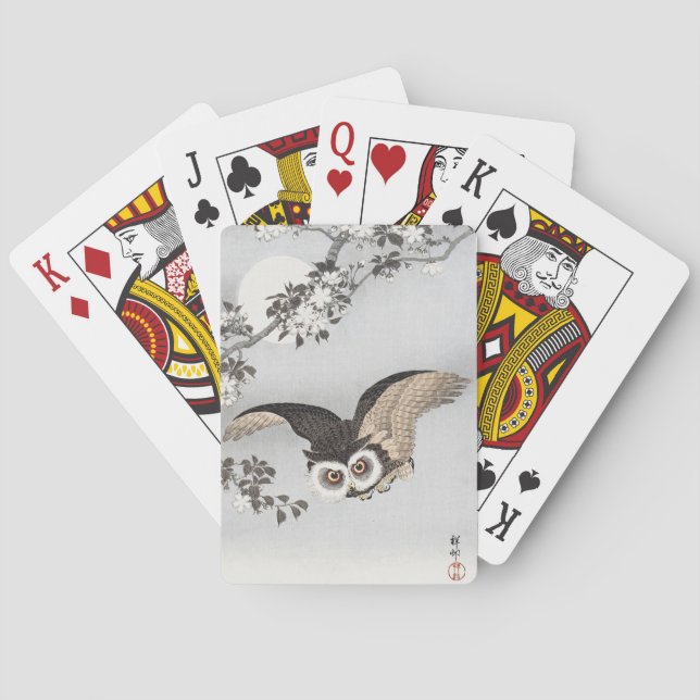 Baralho Ohara Koson Scop Cherry Blossoms & Moon (Verso)