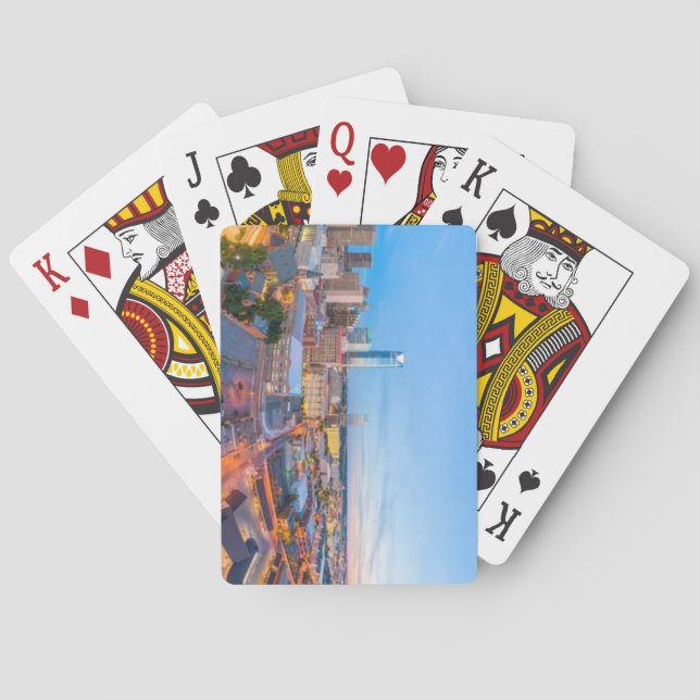 Baralho Oklahoma City, Centro de Oklahoma Skyline (Verso)