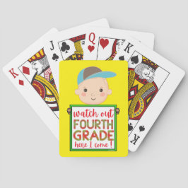 Baralho OLHA PARA A FOURTHGRADE AQUI EU VENHO engraçado