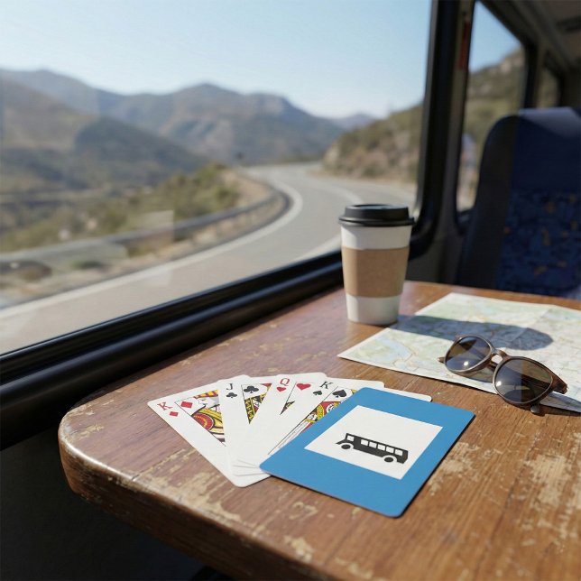 Baralho Ônibus de transporte público - Sinal de trânsito u (Criador carregado)
