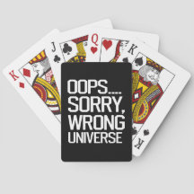 Oops, Desculpe - Universo Errado