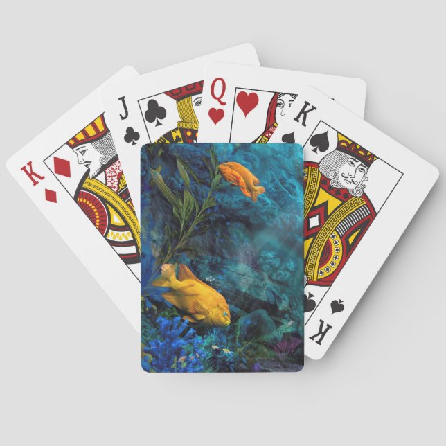 BARALHO ORANGE FISH BLUE OCEAN (Verso)