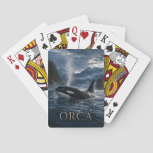 Orca Fjord do Pacífico Norte ANIMALS Pôquer