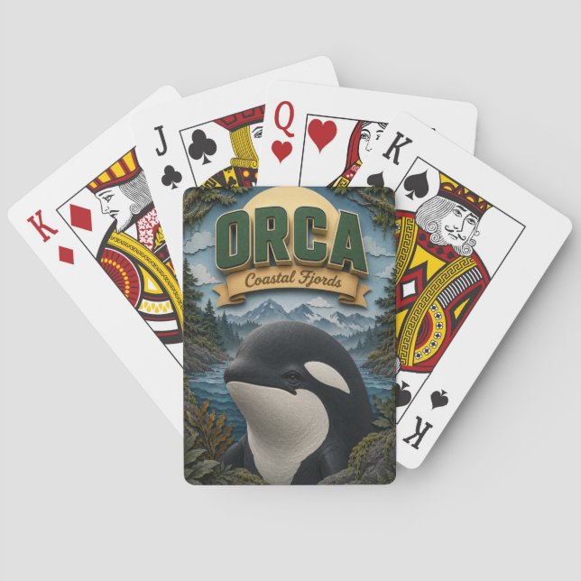 Baralho Orca Fjords Costeiros POPCUT (Verso)