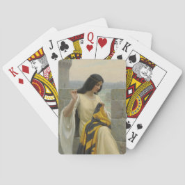 Baralho Ordenando o Sinalizador Padrão (Mulher Medieval)