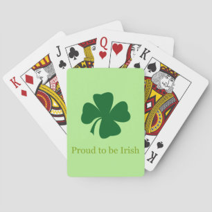 Baralho Orgulho de ser um Cartões de Jogar Irlandês