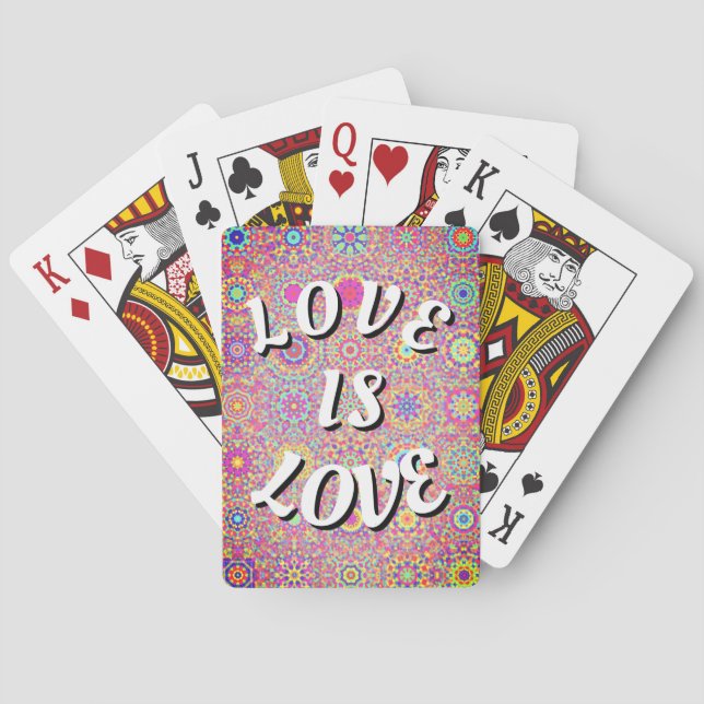 Baralho Orgulho Love Is Love (Verso)