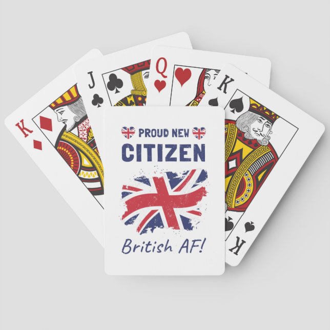 Baralho Orgulhosa Nova Cidadã Britânica, Cerimônia de Cida (Verso)