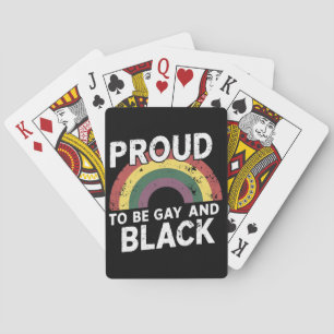 Baralho Orgulhoso por Ser Gay e Mês do Orgulho Negro 2025