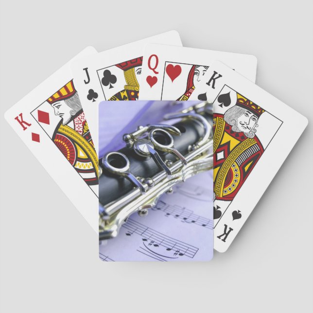 Baralho Orquestra de Banda de Música Clarinet (Verso)