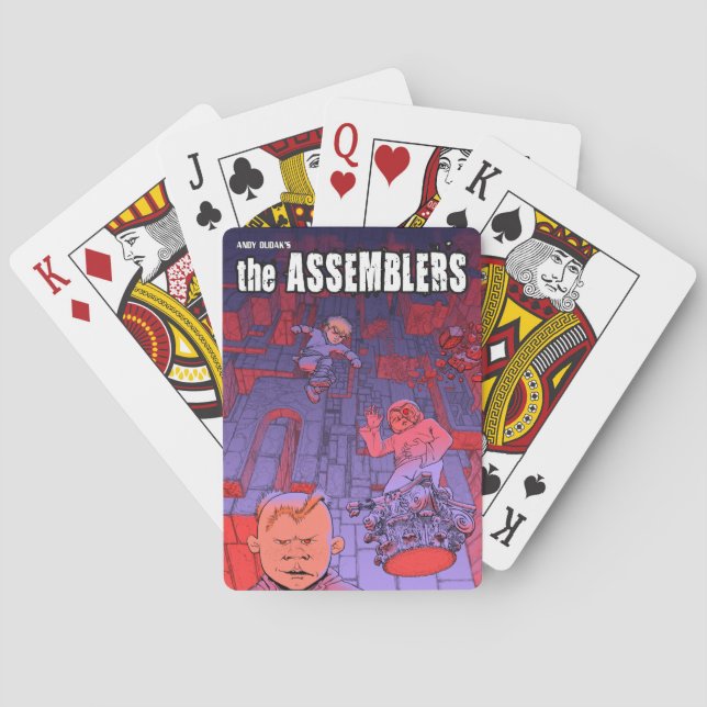Baralho Os montadores jogam cartas (Verso)