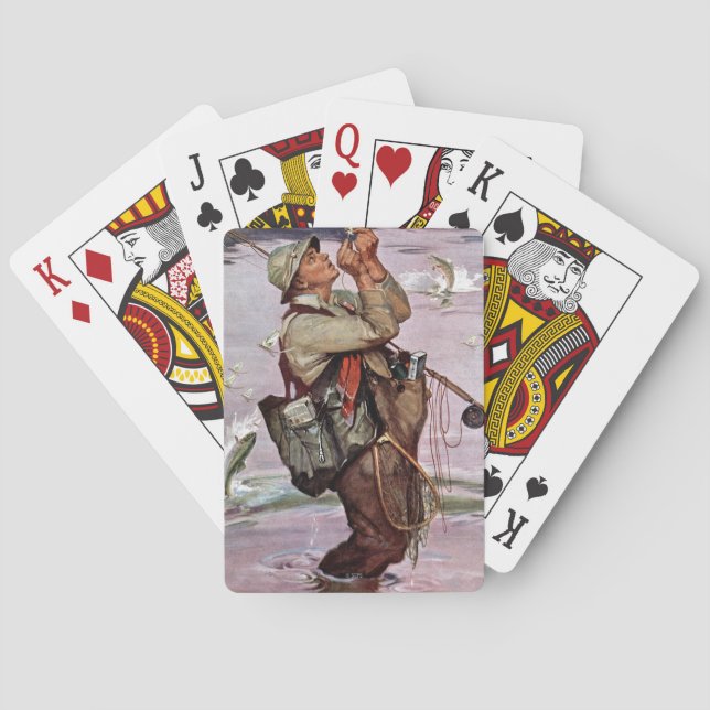 Baralho Os peixes estão saltando (Verso)