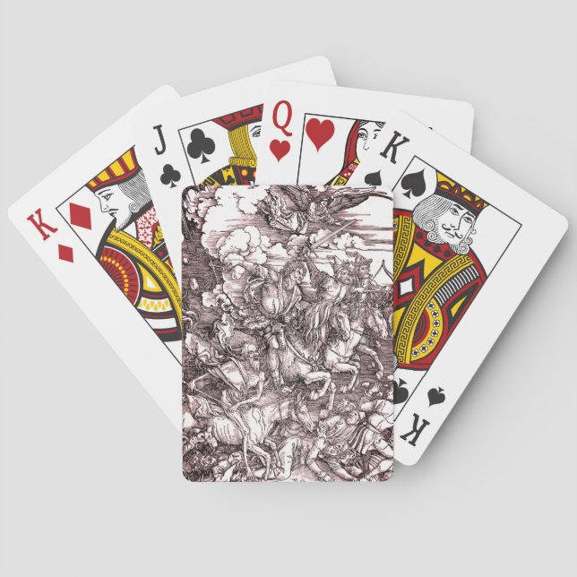 Baralho Os Quatro Cavaleiros do Apocalipse (Dürer, 1498) (Verso)