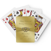 Ouro clássico 50º aniversário de casamento