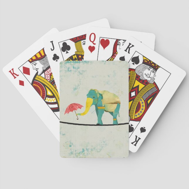 Baralho Ouro Graceful Elephant Card Deck (Verso)