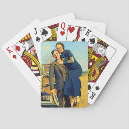 Baralho Outlaws Bonnie & Clyde The Barrow Gang Pintura