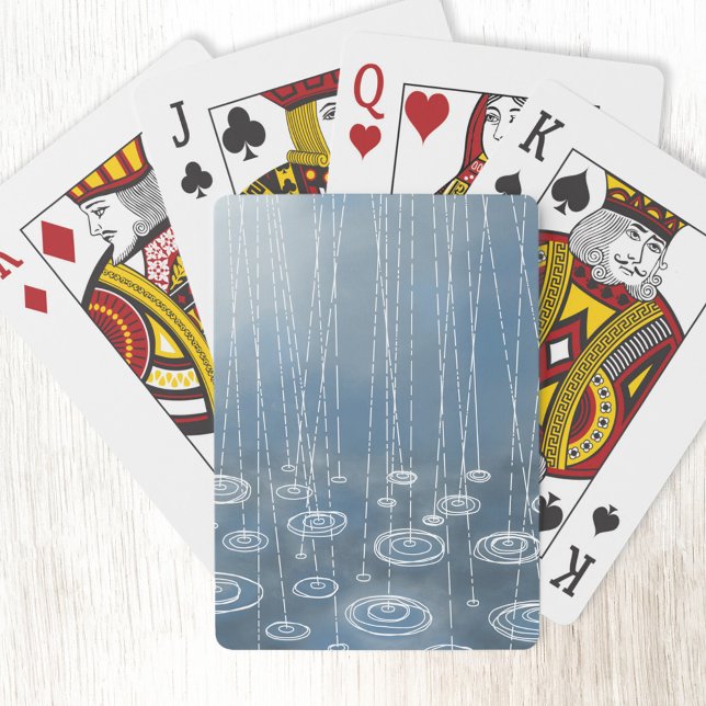 Baralho Outra Pintura Do Dia De Chuva (Rainy Weather art playing cards)