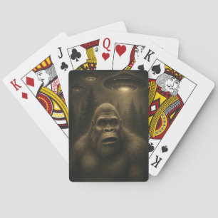 Baralho OVNI Alienígena Sasquatch Pé Grande