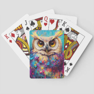 Baralho Owl Bird Animal Discovery Adventure Planet Nature